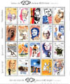 Tintin Le Tour du 20ème siècle en 80 timbres