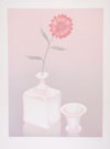 "Vase and flower II"