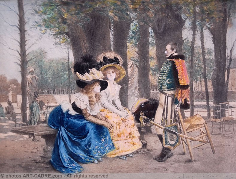 La Causerie - Vie  Paris en 1793 Click to ZOOM