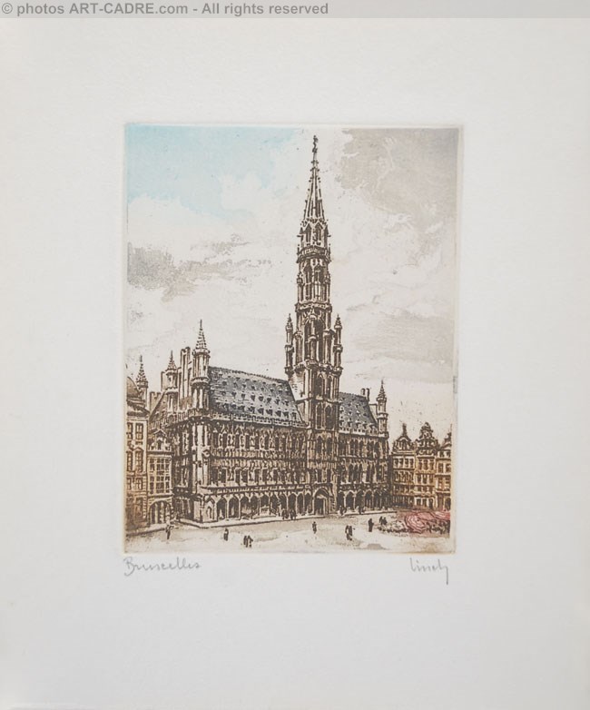 Bruxelles : Grand Place Htel de ville Clickez pour zoomer