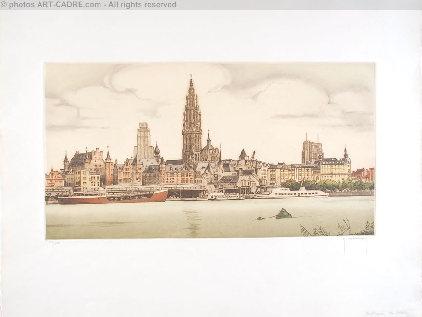 Anvers : De Schelde. Clickez pour zoomer